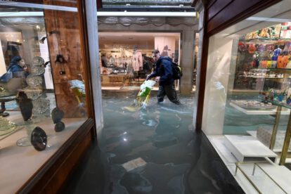 Inundaciones en Venecia alcanzan 154 centímetros