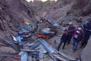 Tragedia de Chataquila en la carretera Sucre-Potolo