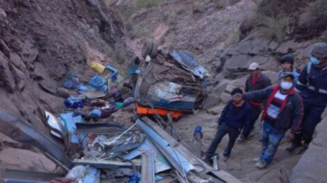 Tragedia de Chataquila en la carretera Sucre-Potolo