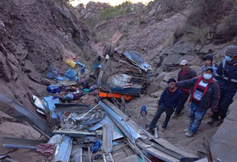 Tragedia de Chataquila en la carretera Sucre-Potolo