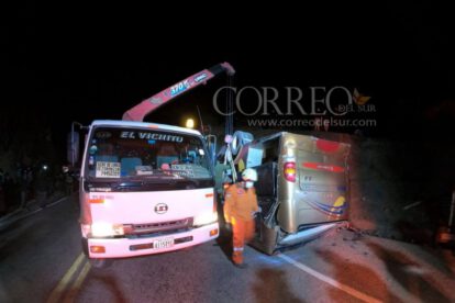 Accidente de tránsito cerca de Sucre
