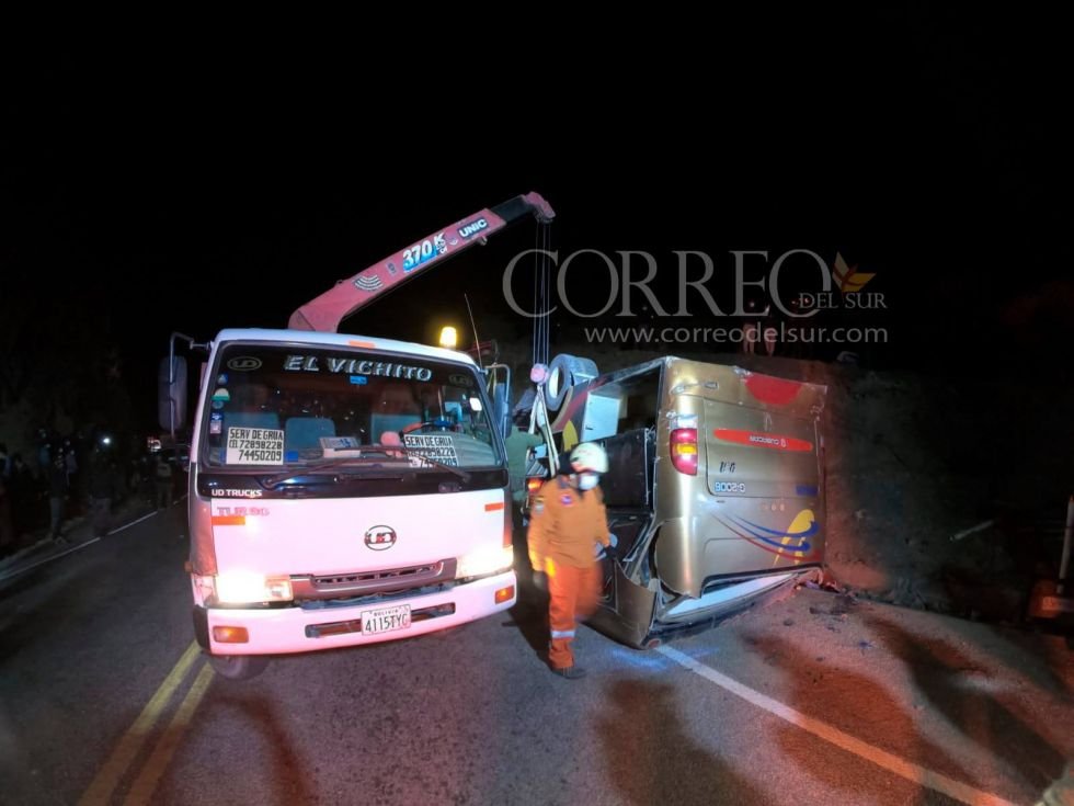 Accidente de tránsito cerca de Sucre