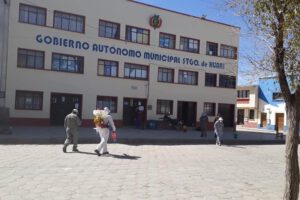 Clases semipresenciales en Huari con protocolos de bioseguridad