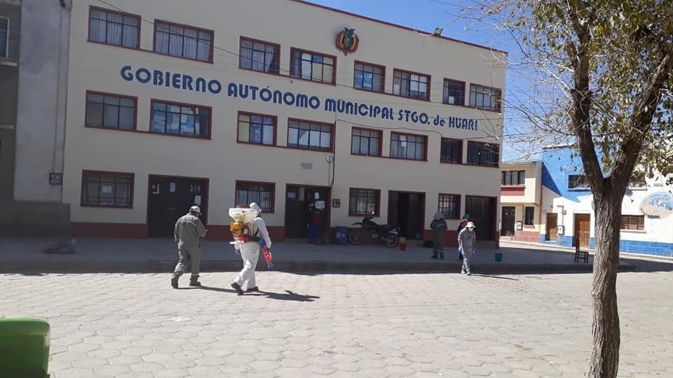 Clases semipresenciales en Huari con protocolos de bioseguridad