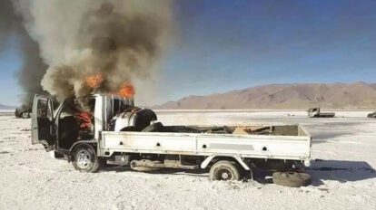 Quema de camiones de contrabando preocupa a autoridades