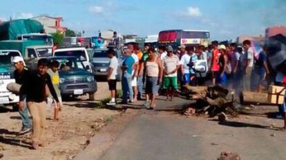 Pacificación en Yapacaní tras acuerdo de pobladores y autoridades