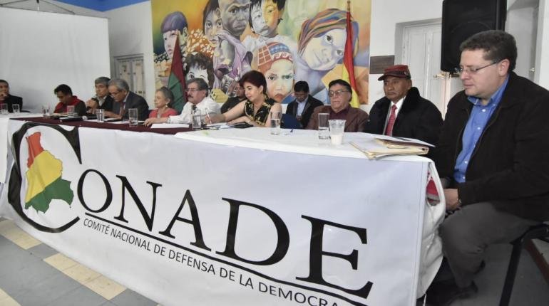 Conade califica como un despropósito que Evo participe en el acto por el aniversario de La Paz