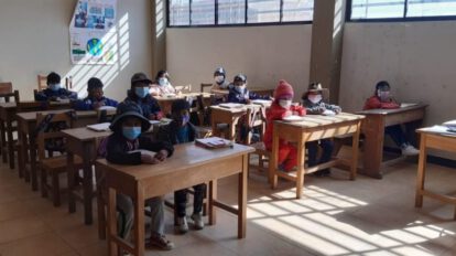 Clases a distancia en Oruro