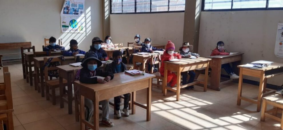 Clases a distancia en Oruro