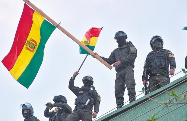 Motín policial en Bolivia