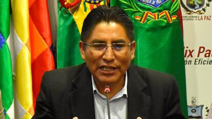 Félix Patzi accidente de tránsito