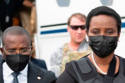 Martine Moïse regresa a Haití para preparar el funeral de su esposo