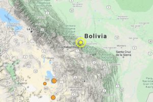 Sismos en Oruro y Cochabamba reportados por el Observatorio San Calixto