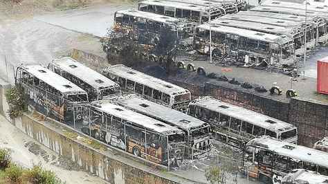 Responsables de quemar buses PumaKatari identificados