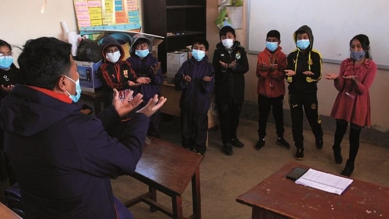 Clases presenciales en La Paz autorizadas por la Dirección de Educación
