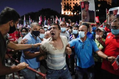 Protestas en Cuba y represión a manifestantes