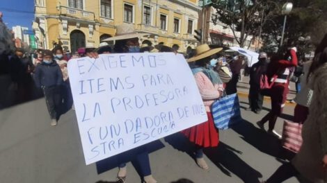 Oruro espera más de 200 ítems del Ministerio de Educación