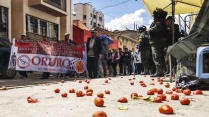 Oruro en pie de lucha por sus reivindicaciones