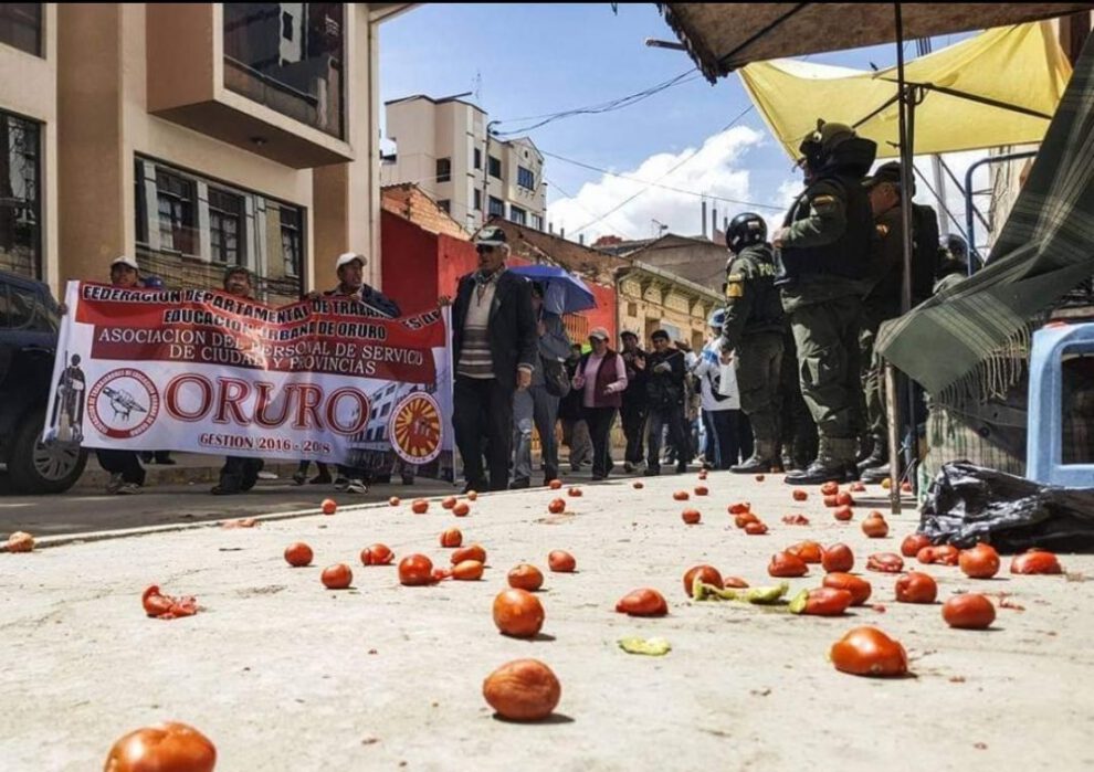 Oruro en pie de lucha por sus reivindicaciones