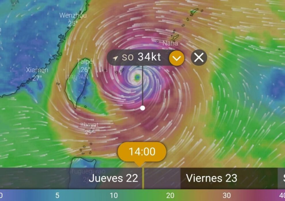 Tifón In-Fa afectará el Este de China