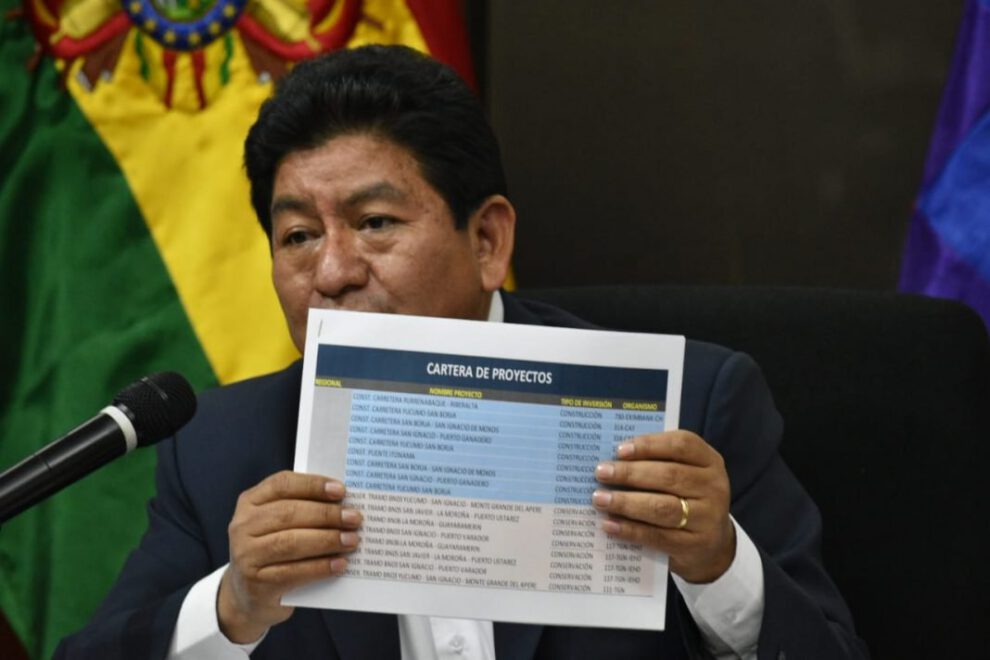 Gobierno desembolsa Bs. 1.854 millones para empresas constructoras