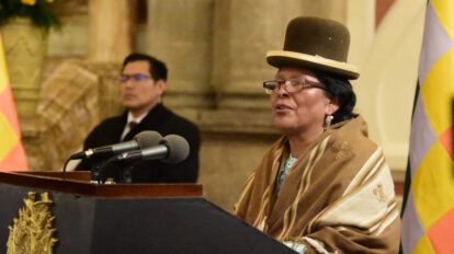 Nueva ministra de Culturas Martha Yujra
