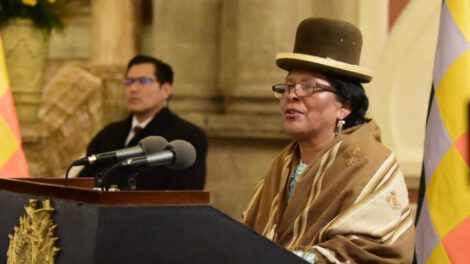Nueva ministra de Culturas Martha Yujra