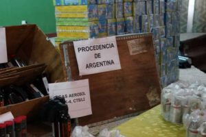 Contrabando agravado en el envío de material antidisturbios a Bolivia