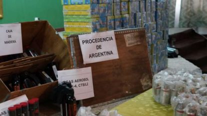 Contrabando agravado en el envío de material antidisturbios a Bolivia