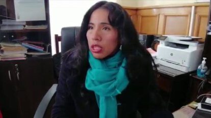 Ejecución presupuestaria Oruro según Claudia Arteaga
