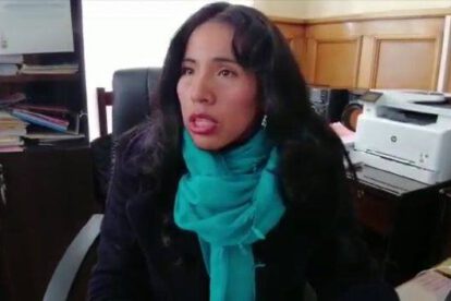 Ejecución presupuestaria Oruro según Claudia Arteaga
