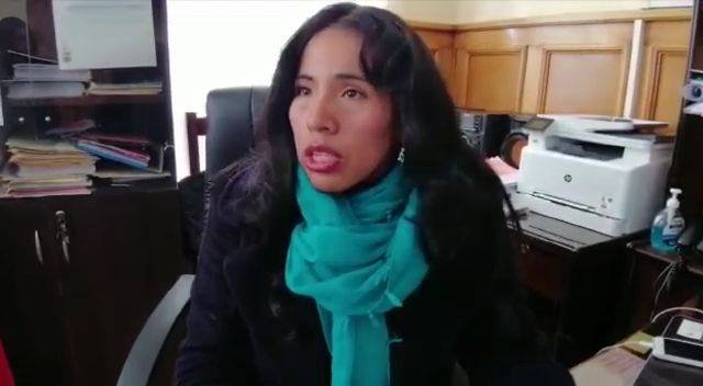 Ejecución presupuestaria Oruro según Claudia Arteaga