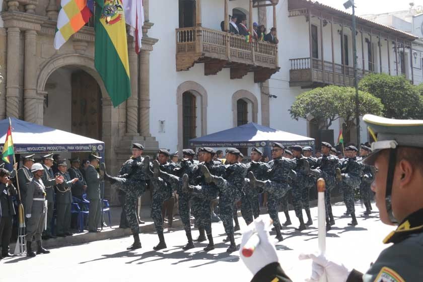 Presencia del Presidente en Sucre durante las fiestas patrias