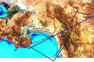 Salar de Thunupa en la franja limítrofe entre Oruro y Potosí