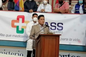 Segundas dosis de la vacuna Sputnik-V en Bolivia