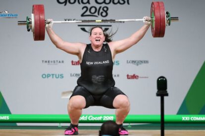 Laurel Hubbard compite en los Juegos Olímpicos de Tokio 2020