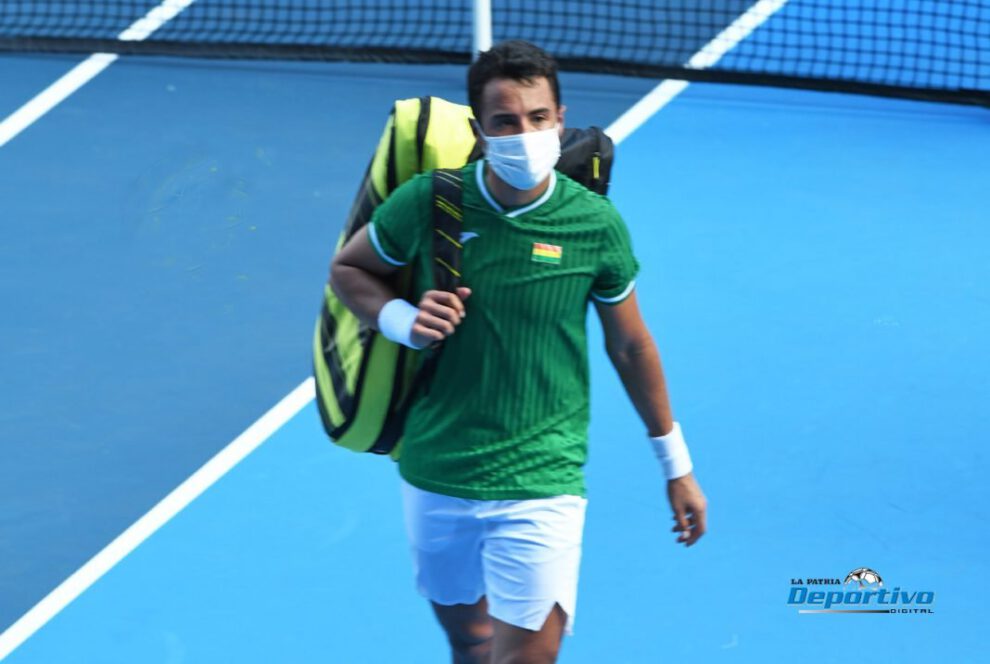Hugo Dellien después de participar en los Juegos Olímpicos
