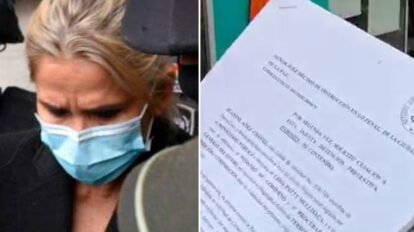 Cesación a la detención preventiva de Jeanine Añez