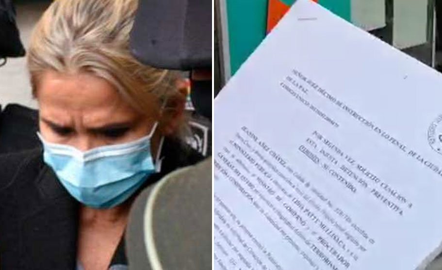 Cesación a la detención preventiva de Jeanine Añez