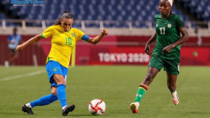 Brasil vence a Zambia en fútbol femenino