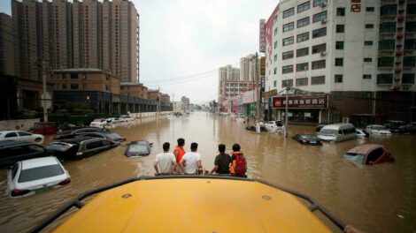Inundaciones en Henan provocadas por intensas lluvias