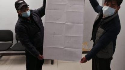 Mapa de Lipipujio que demuestra derechos territoriales en el Salar de Thunupa