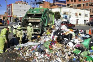 Planta de tratamiento de residuos sólidos en El Alto