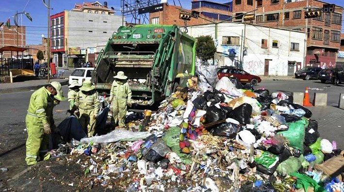 Planta de tratamiento de residuos sólidos en El Alto