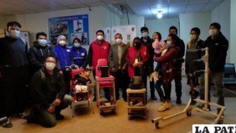 Equipos para personas con discapacidad construidos por estudiantes de Ingeniería Mecánica