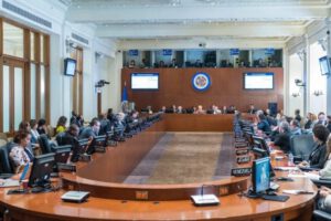 Sesión de la Organización de Estados Americanos sobre elecciones urgentes en Bolivia