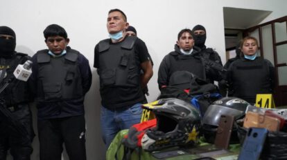 Aprehensión de antisociales en Cochabamba