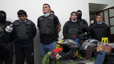 Aprehensión de antisociales en Cochabamba