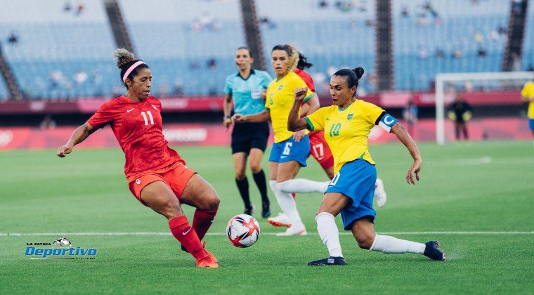 Canadá elimina a Brasil en el fútbol femenino