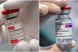 Combinación de vacunas Sputnik-V y AstraZeneca